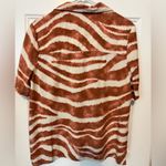 Pistola  Zebra Print Button Down Size Large Photo 1