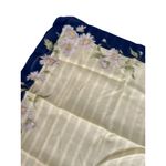 RENOMA Paris Floral Daisy Print 16" by 16" Cotton Scarf Photo 2