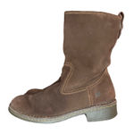 Born Audie Brown Suede Leather Mid Calf Riding Boots Women's Size 9 EU 40.5 Photo 0