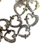 Rhinestone Heart cross Link Bracelet Photo 10