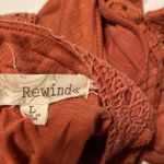 Rewind Juniors lace front tank top blouse clay large excellent dressy Photo 9