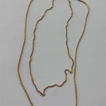 Jenny Bird NWOT  double  Gold Chain Necklace Photo 0