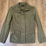 Love Tree  Army Green Jacket ~ cargo pockets, cinch waist ~ women’s Size Small Photo 4
