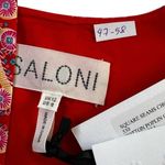 Saloni Multicolor Printed Poplin Cropped Tank Top Women 8 NWT MSRP $201 | 47 Photo 4