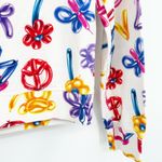 Love moschino Womens Balloon Animal Logo Print Long Sleeve Crewneck Top Size 2 Photo 4