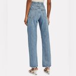 AGOLDE  Lana Distressed Straight Jeans, Backdrop, 24” Photo 3