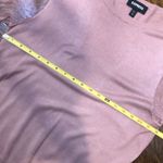 EXPRESS Dusty Rose Long Knit Sweater w Alternating Shear & Ruffle Sleeve Panels Photo 5