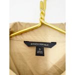 Banana Republic  Poplin Jumpsuit Size Small Utility Tan Flightsuit Oversized Chic Photo 5