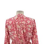 J.Crew Tie-waist Tunic Beach Dress Tossed Floral Print Pink Size XS Photo 8