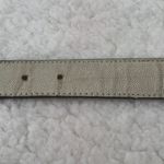 Belts by Simon Vintage Cream Leather Belt Sz S Photo 5