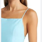 Bardot  Anya Dress Womens Large Aqua Blue Open Back Strappy Sexy Party Midi Photo 3
