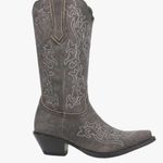 Dingo Flirty N' Fun Embroidered Cowboy Boots Mid Calf Mid Heel Photo 0