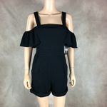 XOXO Off The Shoulder Black Romper NWT Small Photo 3