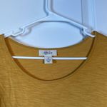 Style & Co  Mustard Orange Yellow Bell Sleeves L/S Tunic Shirt Med EUC #0600-OC Photo 3