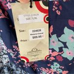 Sacred Threads  NWTs Wisteria Blue Floral Overalls size L/XL Photo 5