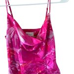 Milly Lilliana Brushstroke Floral Pink Midi Dress Photo 5