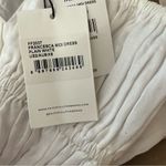 Faithfull the Brand  Francesca Midi Dress Plain White Women’s Sz XS Photo 6