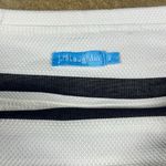 J. McLaughlin  Providence petal pull on White and navy Striped skirt
Size: 2 Photo 1