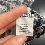 Notations  Black White Zebra Print Tiered Ruffle Short Sleeve T-Shirt Top M Y2K Photo 2