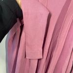 Talbots Cardigan Women 3X Pink Plus Size Open Front Ribbed Knit Sweater Spring Photo 1