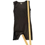 Ribbed sleeveless one piece bodysuit activewear romper Black Size XS Photo 2