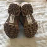 Chelsea and Violet C&V Suede Leather Platform Hiking Boot Bootie Lug Sole‎ Brown Cap Toe Size 6 New Photo 8