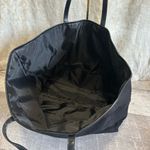 Victoria's Secret Metallic Sequin Striped Large Black Tote Gold Red Silver Photo 8