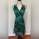 Shoshanna  Emmy Silk floral stripe‎ border dress sz 2 Photo 1