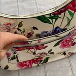 Dana Buchman Pink and White Floral Shoulder Bag with Silver Accents Photo 2