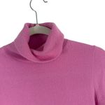 J.Crew  Everyday Cashmere Turtleneck Sweater Pink Preppy Miniamalist Womens XS Photo 4