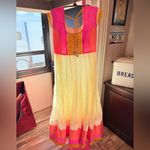 Handmade Indian party Colorful Sleeveless Dress size 3/4 Photo 1