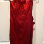 Jessica McClintock Red Cocktail Dress Photo 1