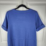 Appleseeds Casual Dress Short Sleeve With Pockets Size S Blue Photo 10