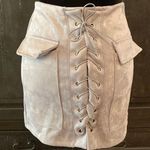 Vestidos faux gray tie-up skirt. Size small Photo 0