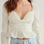 Free People Chloe White Cotton Sweetheart
Neckline L Photo 0