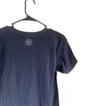 Life is Good Women Size Small Blue V Neck Moon Stars Short Slv Shirt Crusher Tee Photo 5