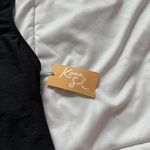 Kona Sol NWT  Womens Size Large Black Tankini Top Summer Beach Bathing Suit Photo 3