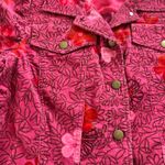 Pink floral jacket Size L Photo 2