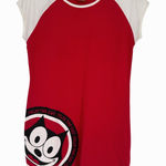 Felix the Cat Red Graphic T Photo 0
