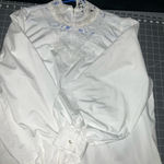 SheIn  White Long Sleeve Lace Top Photo 1