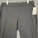 Nanette Lepore Nanette  Pants Womens XL Grey Heather Knit Pull On Flat Front. NWT Photo 1