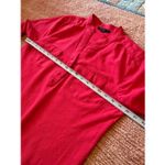 Willi Smith raspberry Linen Blend Henley Tunic Shirt Size M Photo 3