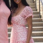 Francesca's  Pink Floral Romper Photo 2