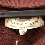 Nigama Sol burgundy crop kimono sweatshirt‎ 100% cotton oversized XS Red Photo 5