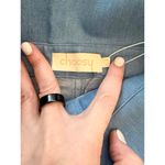 Women's High Waist Blue Trousers with Belt Size 0 Photo 4