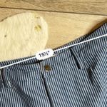 superdown  striped blue white mom shorts Photo 3