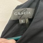 Gracia  Black Feather Sleeve Flutter Dress Cotton Photo 1