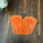 Edikted  Orange Corset Top Photo 1