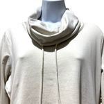 Nike Dri-Fit Cowl Neck Long Sleeve Top Cream Size M Thumbholes Running Pullover Photo 1