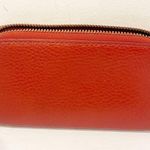Marc by Marc Jacobs MARC JACOBS Jet Set Orange Saffiano Leather Zip Around Wallet Wristlet Photo 4
